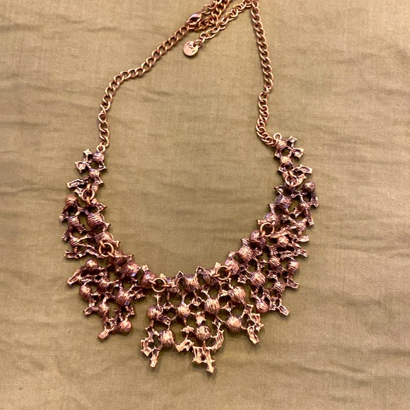 Pearl and rhinestone collar necklace - Picture 5 of 6